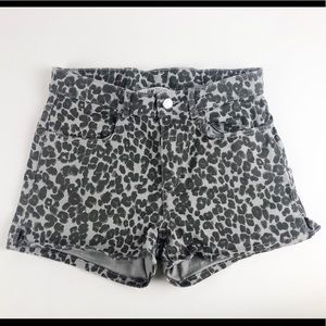 H&M Animal Print Shorts, Size 13/14